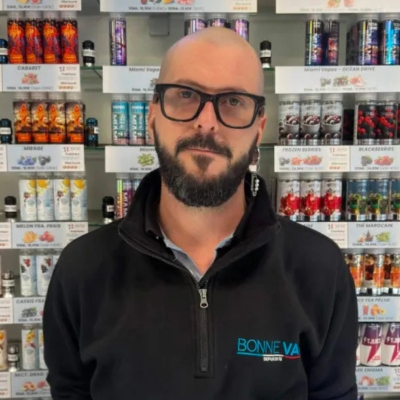 Aurel, conseiller de la boutique Bonne Vap City Metz