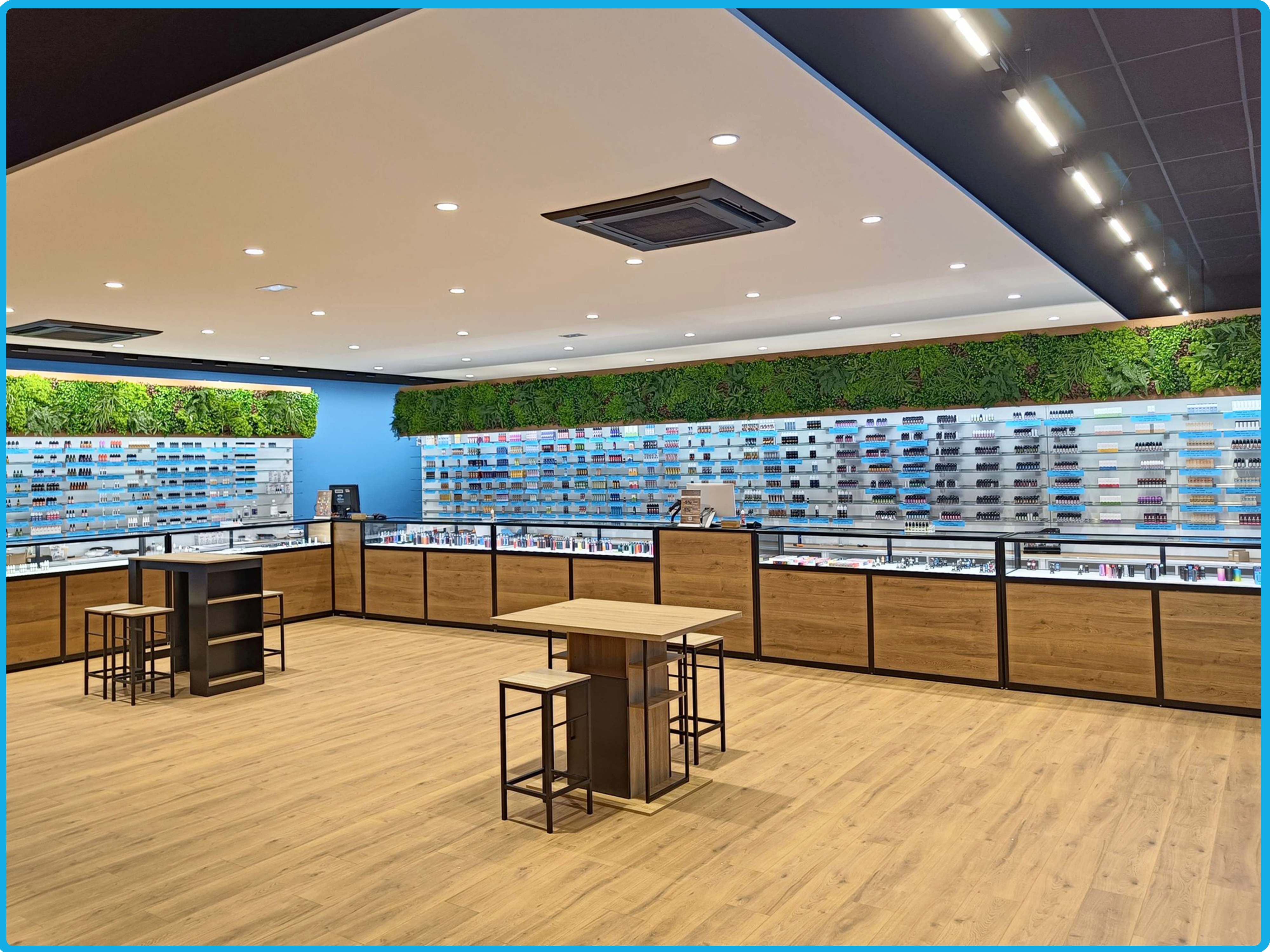 Intérieur de la boutique Bonne Vap Golbey