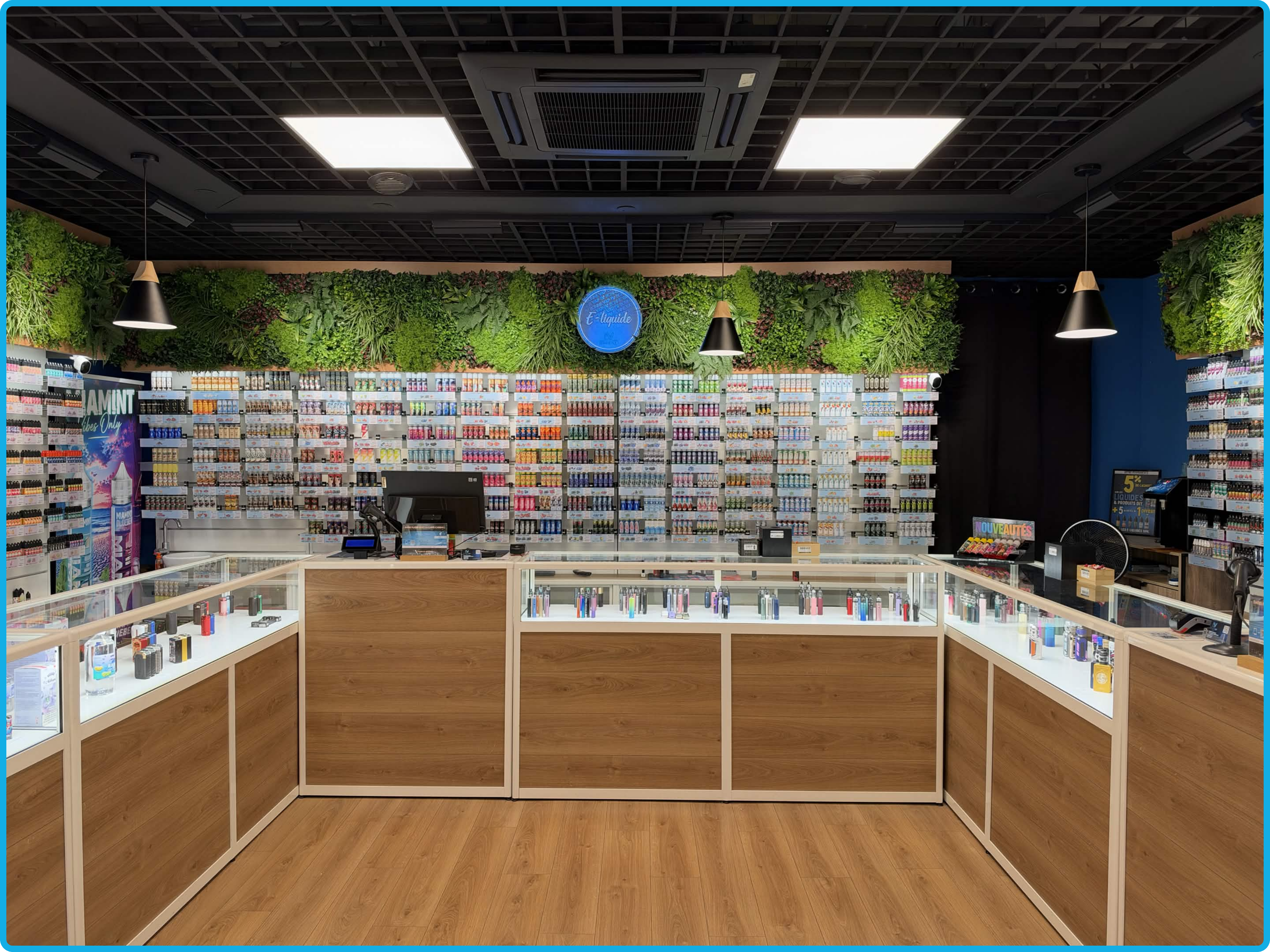 Intérieur de la boutique Bonne Vap Frouard