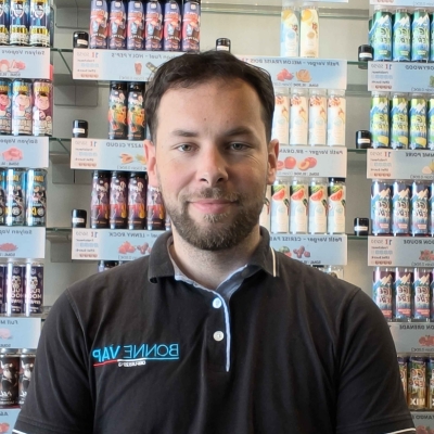 Sébastien, conseiller de la boutique Bonne Vap Dommartin-lès-Toul