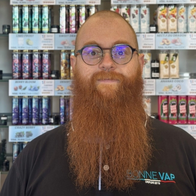 Loïc, conseiller de la boutique Bonne Vap Sarrebourg