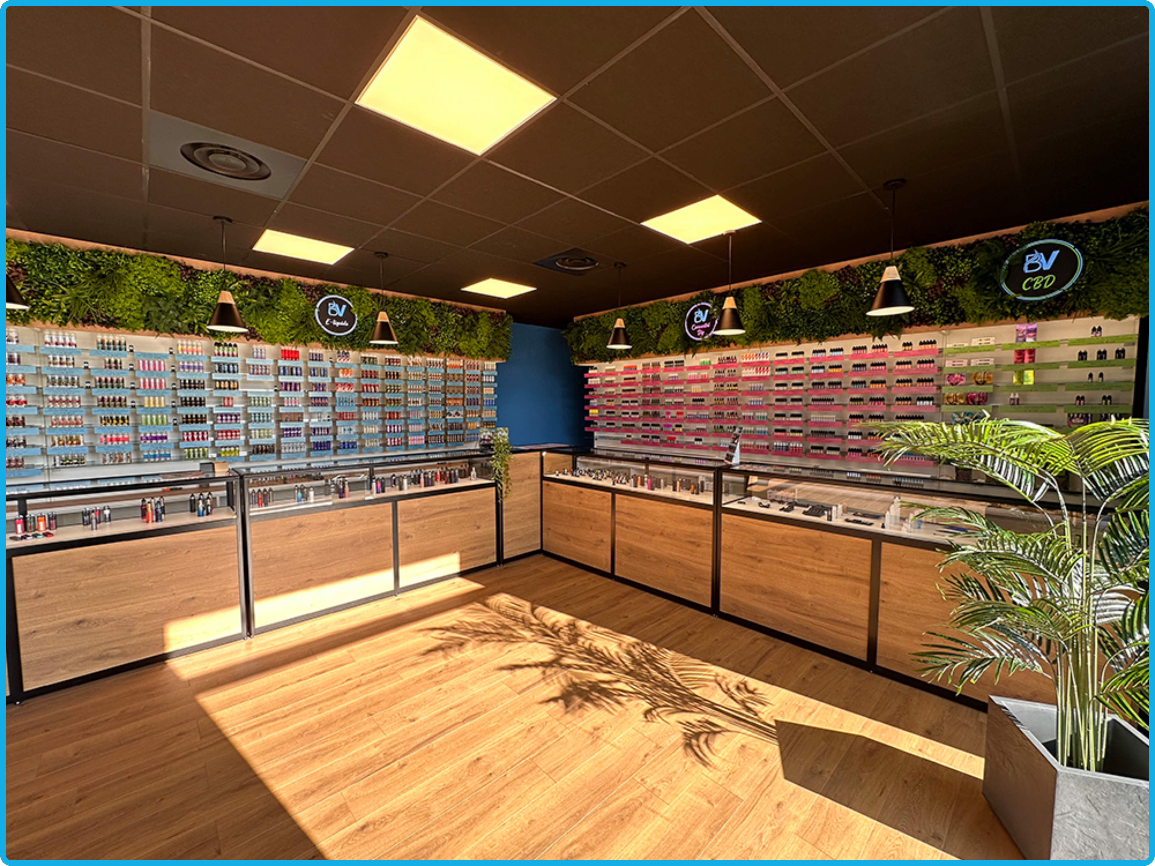 Intérieur de la boutique Bonne Vap Sarrebourg