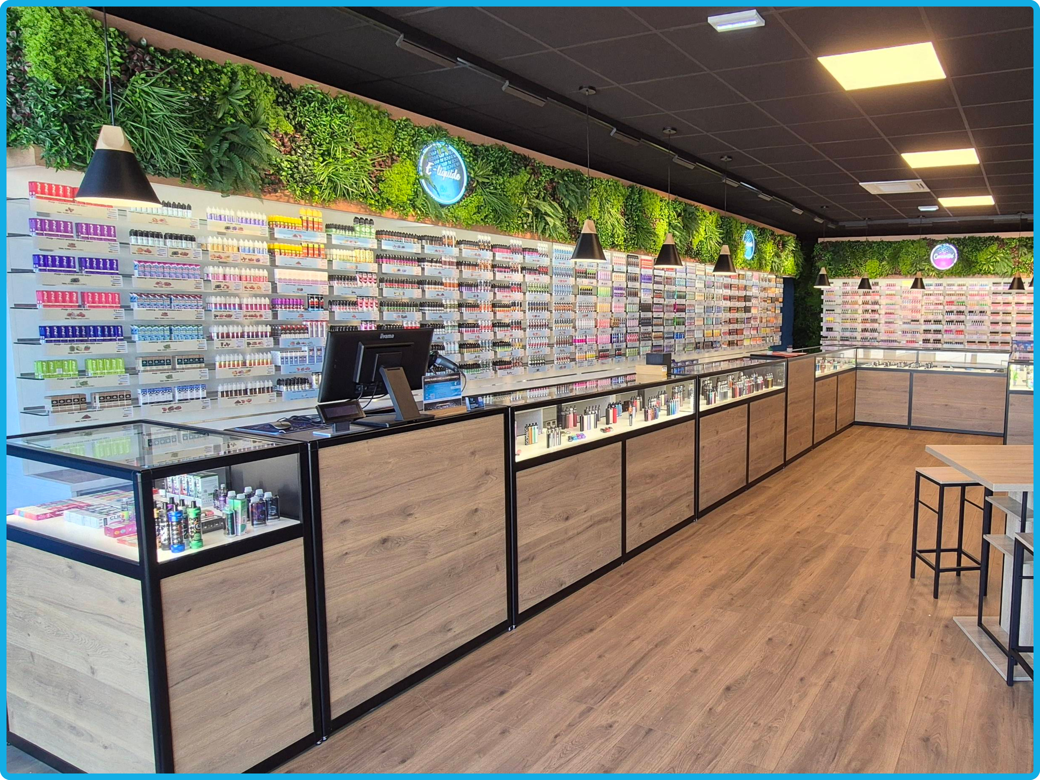 Intérieur de la boutique Bonne Vap Saint-Dié-des-Vosges